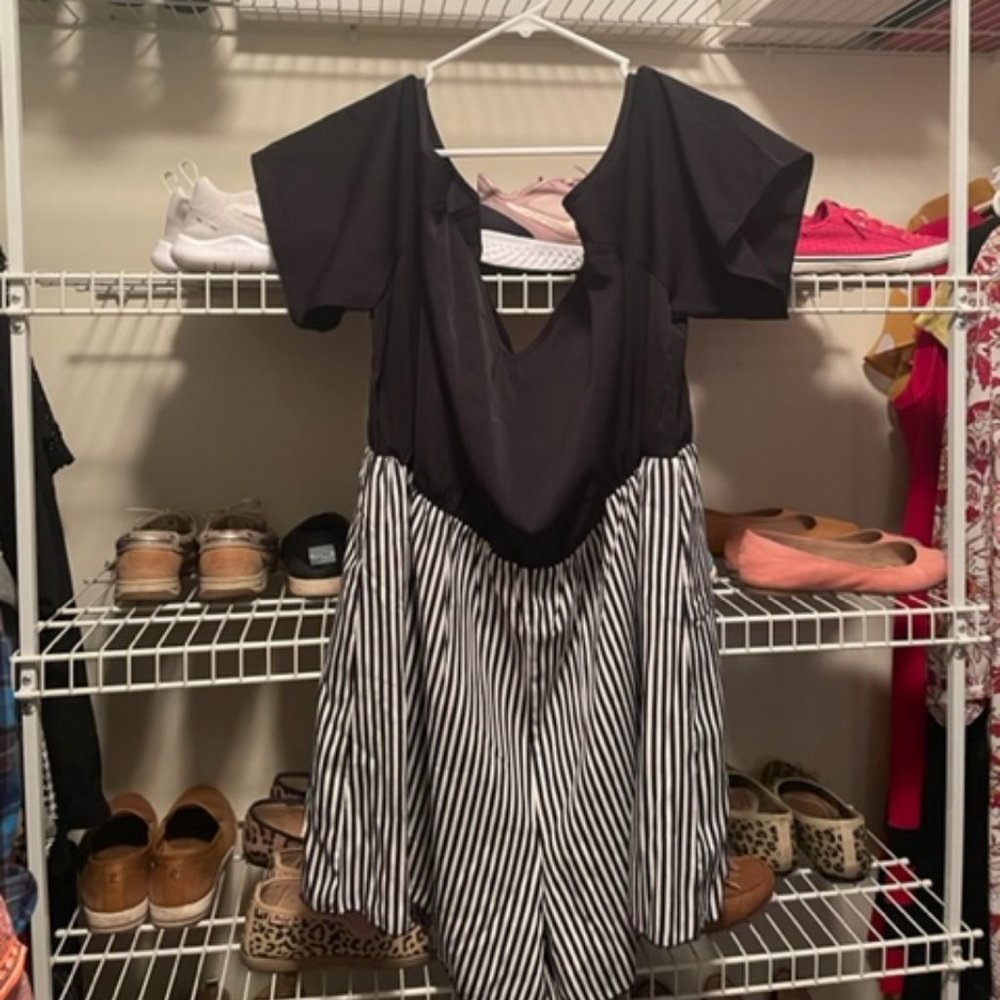 Black and White Romper